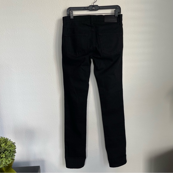 Buck Mason Black Denim Stretch Slim Jeans - Picture 6 of 7